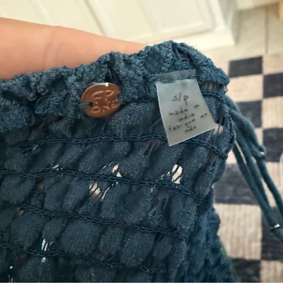 FREE PEOPLE Adella maxi lace top maxi dress in Blue - Picture 8 of 9